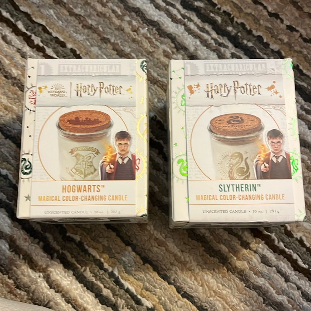 2 Harry Potter candles
